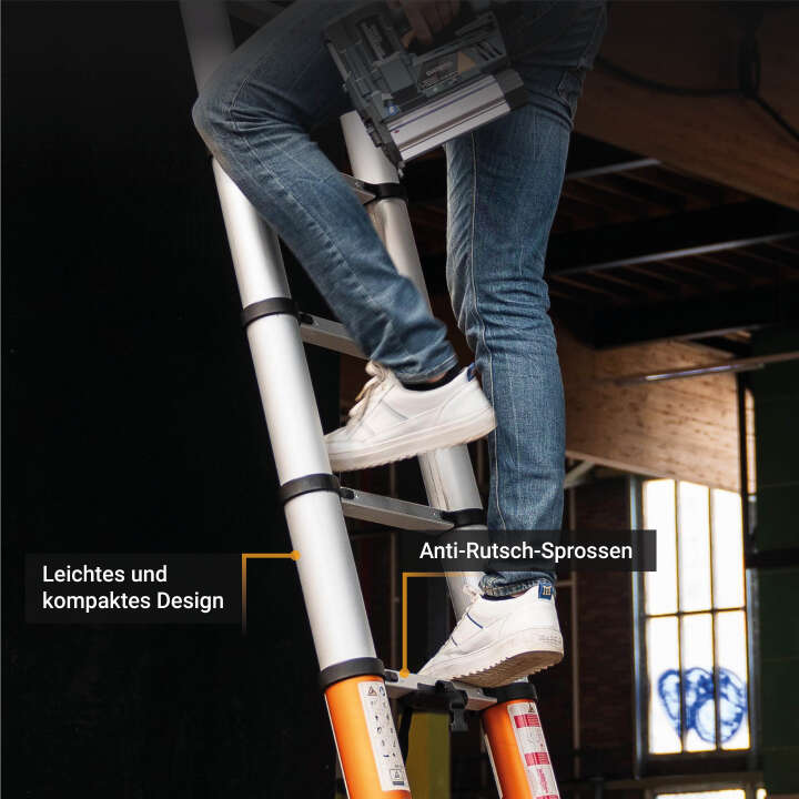 BATAVIA Giraffe Air Teleskopleiter 3,81 m 12 Sprossen